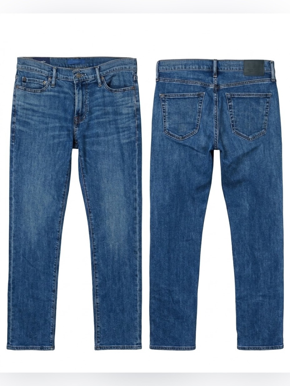 Abercrombie & Fitch Mid Rise Skinny Stretch Blue Denim Jeans Women’s Size W30